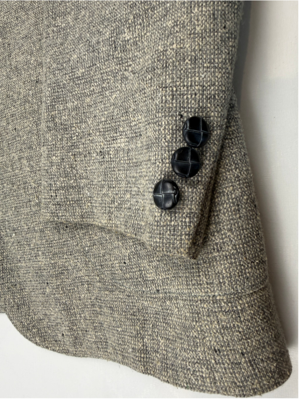 Vintage Beaconhill Gray Tweed Sport Coat Blazer Men Size 40R - Picture 4 of 13